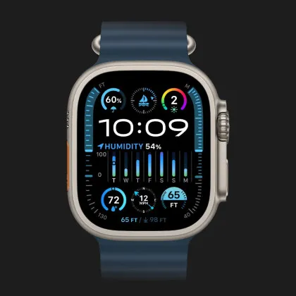 б/у Apple Watch Ultra 2, 49мм, Blue Ocean Band (MREG3) в Києві