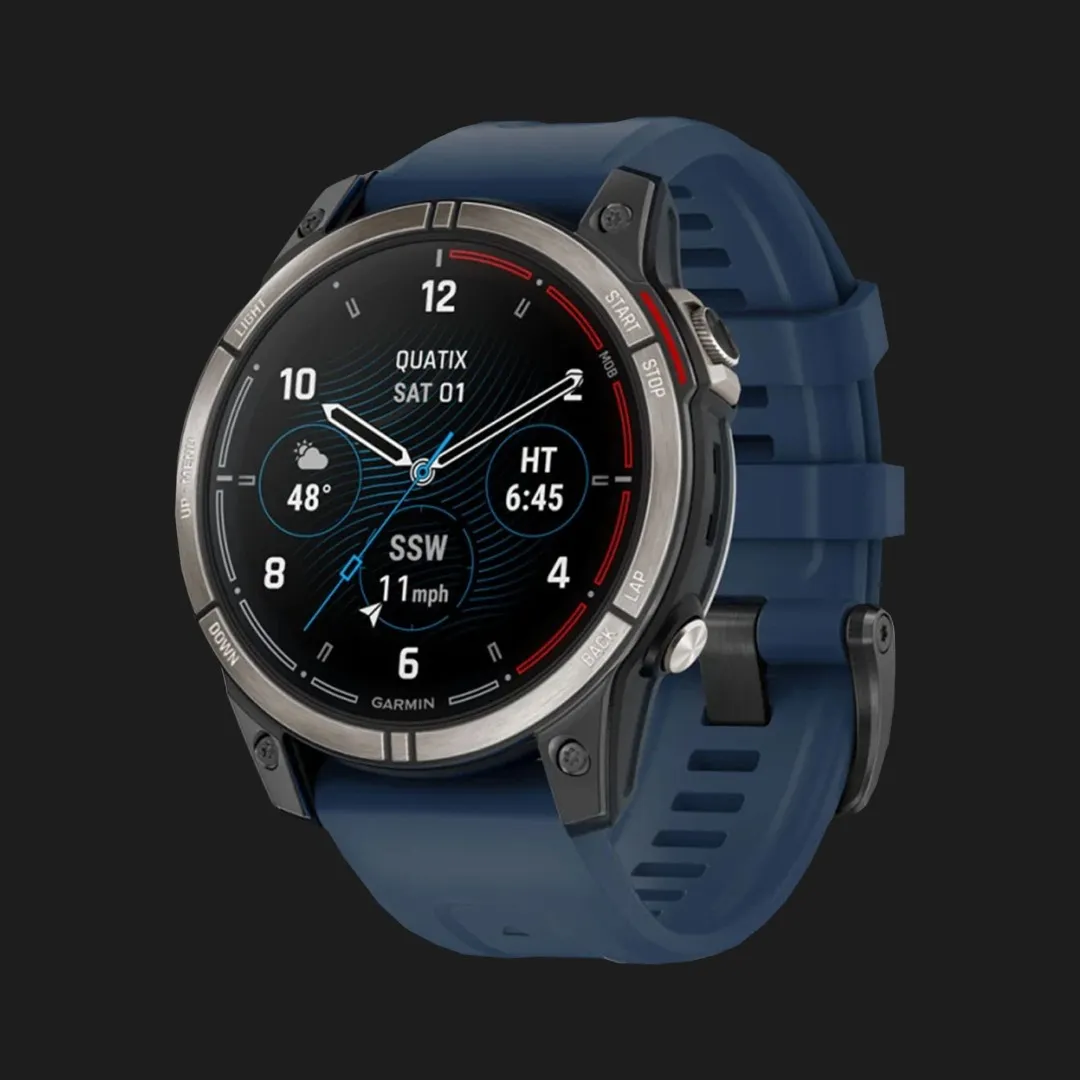 Garmin Quatix 7 Pro AMOLED Edition Marine GPS Smartwatch with Captain Blue Band