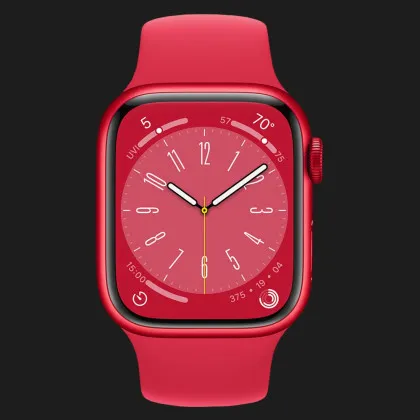 б/у Apple Watch Series 8 41mm Red Aluminum Case with Red Sport Band (MNUG3/MNP73)