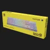 Клавіатура ігрова HATOR Rockfall 2 Mecha orange (White) (HTK-711)