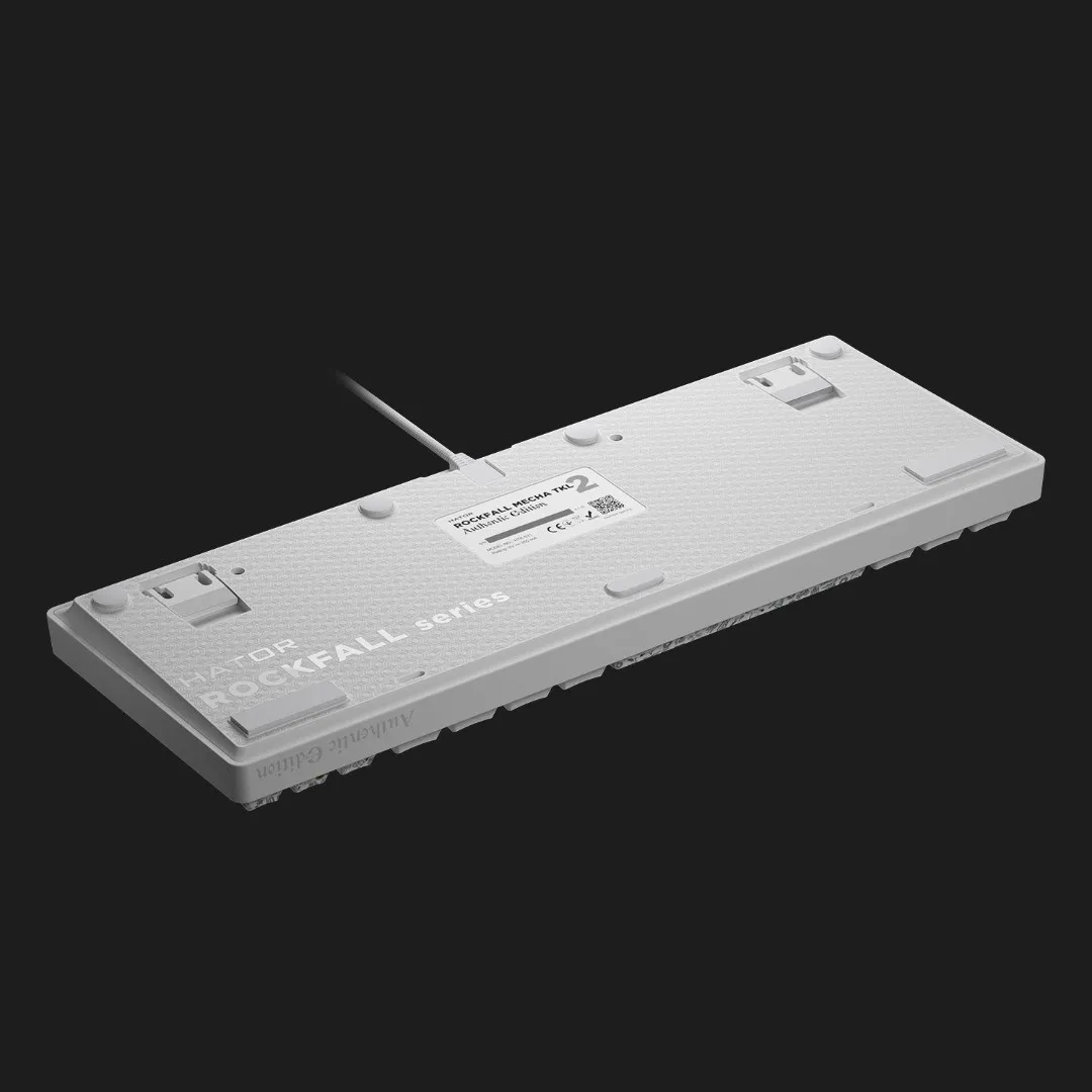 Клавіатура ігрова HATOR Rockfall 2 Mecha TKL Authentic Edition (White) (HTK-531) (UA)