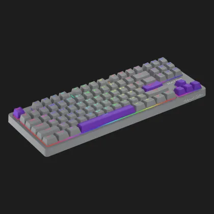 Клавіатура ігрова HATOR Rockfall 2 Mecha TKL Autograph Edition (Titanium) (HTK-526)