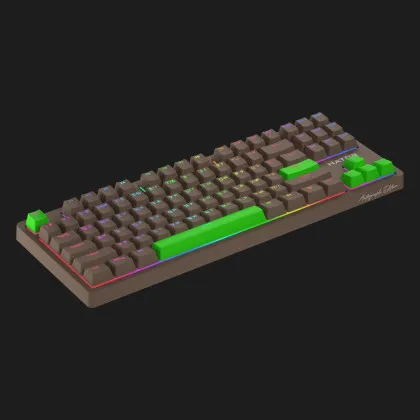 Клавіатура ігрова HATOR Rockfall 2 Mecha TKL Autograph Edition (Choco) (HTK-527)