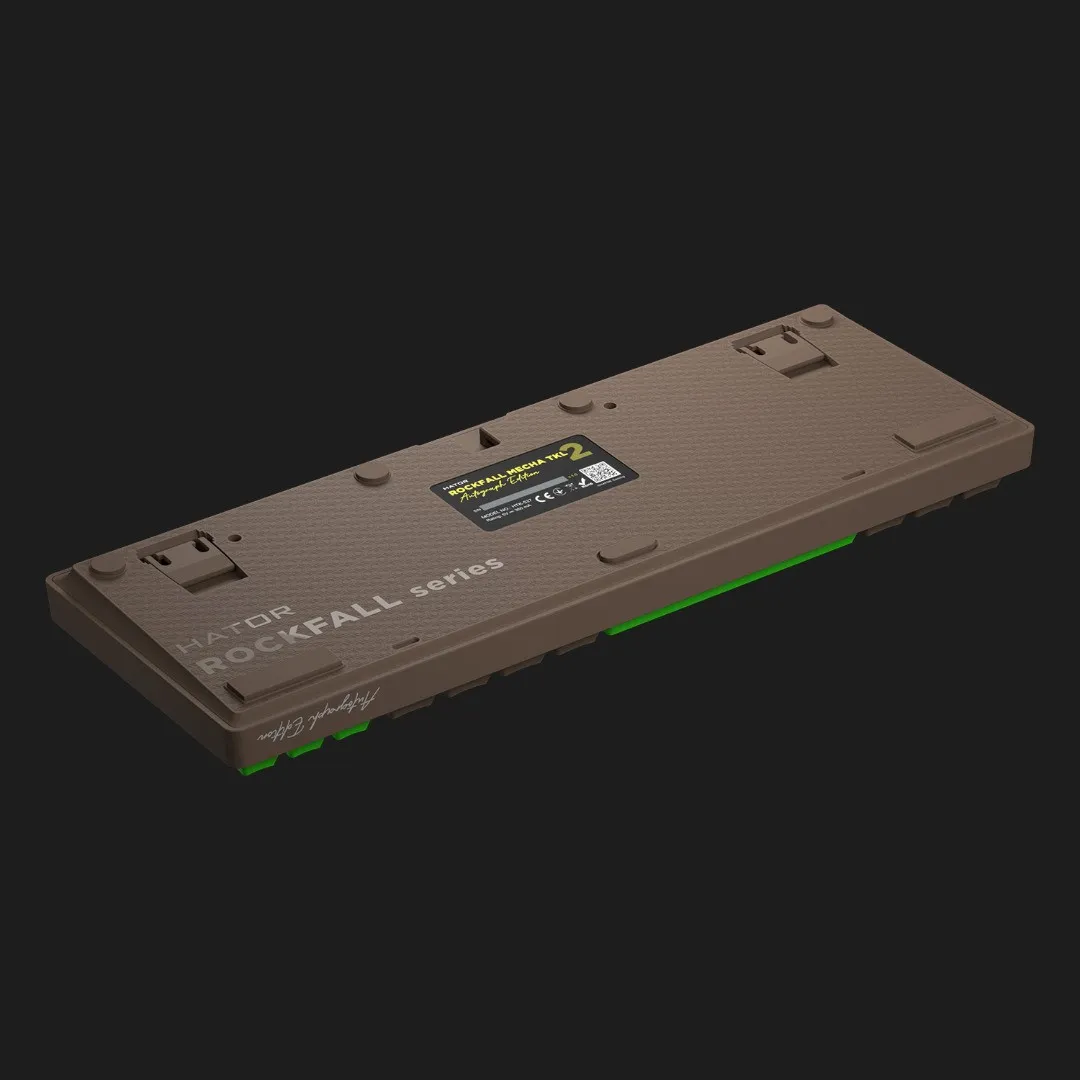 Клавіатура ігрова HATOR Rockfall 2 Mecha TKL Autograph Edition (Choco) (HTK-527) (UA)