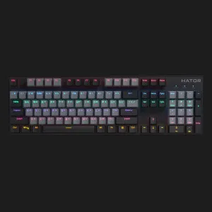 Клавіатура ігрова HATOR Starfall Rainbow Origin Red (Black) (HTK-608-BGB) (UA)