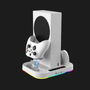 Зарядная станция iPega с охлаждением для XBOX S+ 2 аккумулятора, RGB (PG-XBS012S) в Бродах