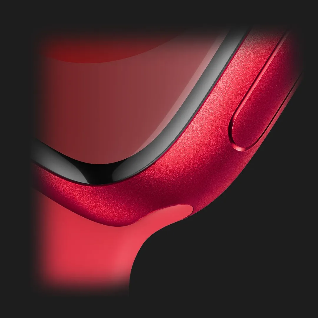 Apple Watch Series 9 41mm (PRODUCT)RED Aluminum Case with Red Sport Band M/L (MRXH3)
