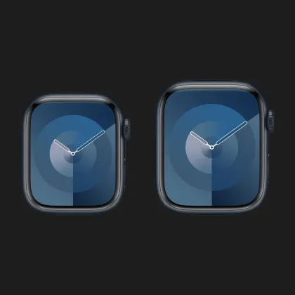 Apple Watch Series 9 45mm Midnight Aluminum Case with Midnight Sport Band M/L (MR9A3)