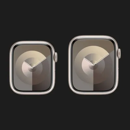 Apple Watch Series 9 41mm Starlight Aluminum Case with Starlight Sport Band S/M (MR8T3)