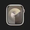 Apple Watch Series 9 41mm Starlight Aluminum Case with Starlight Sport Band S/M (MR8T3)