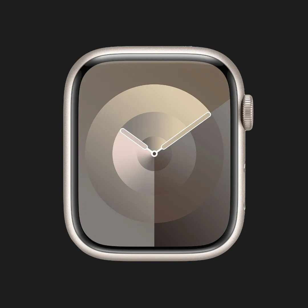 Apple Watch Series 9 41mm Starlight Aluminum Case with Starlight Sport Band S/M (MR8T3)