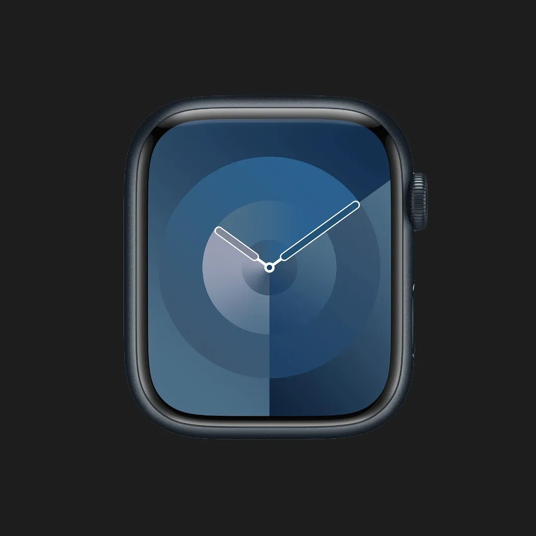 Apple Watch Series 9 41mm Midnight Aluminum Case with Midnight Sport Band S/M (MR8W3)