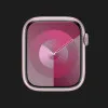 Apple Watch Series 9 41mm Pink Aluminum Case with Light Pink Sport Band S/M (MR933)