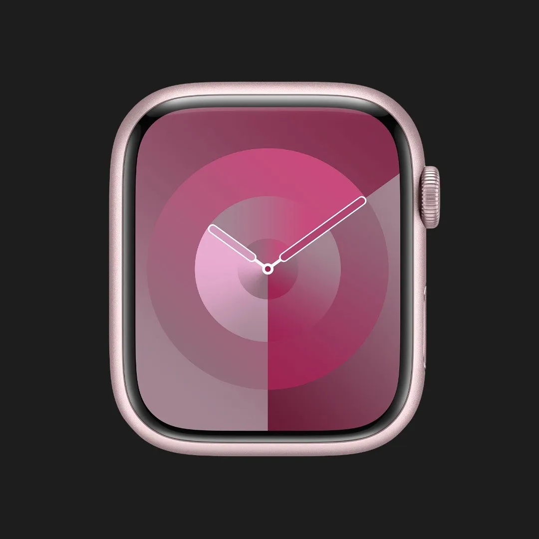 Apple Watch Series 9 41mm Pink Aluminum Case with Light Pink Sport Band S/M (MR933)