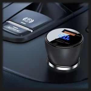 АЗП Acefast B6 63W (Type-C + USB) (Black) в Хмельницькому