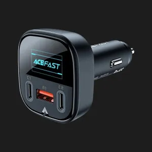 АЗП Acefast B5 101W (2 Type-C + USB) (Black) в Хмельницком
