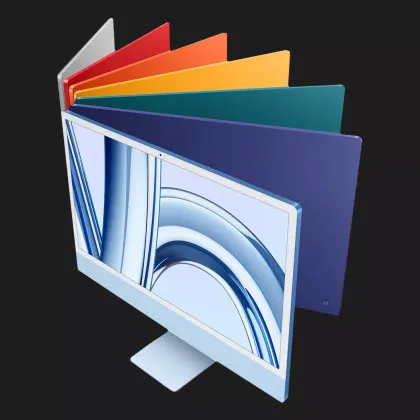 б/у Apple iMac 24 with Retina 4.5K, Apple M3, 256GB, 8 CPU / 8 GPU, 8GB RAM, Blue (MQRC3) (2023) в Кам'янці - Подільскому