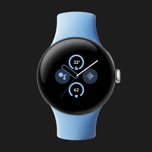 Смарт-годинник Google Pixel Watch 2 LTE Polished Silver Aluminum Case/Bay Active Band в Чернівцях