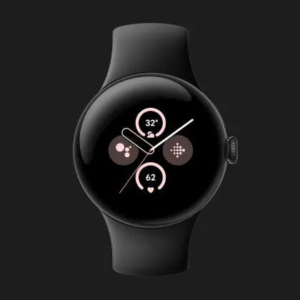 Смарт-годинник Google Pixel Watch 2 LTE Matte Black Aluminum Case/Obsidian Active Band в Стрию