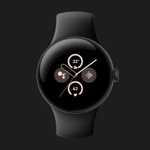 Смарт-годинник Google Pixel Watch 2 Matte Black Aluminum Case/Obsidian Active Band в Чернівцях