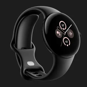 Смарт-годинник Google Pixel Watch 2 Matte Black Aluminum Case/Obsidian Active Band в Чернівцях