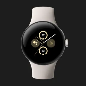 Смарт-годинник Google Pixel Watch 2 Polished Silver Aluminum Case/Porcelain Active Band в Чернівцях