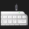 Клавиатура беспроводная Logitech MX Keys Mini для Mac Minimalist Wireless Illuminated (Pale Gray)