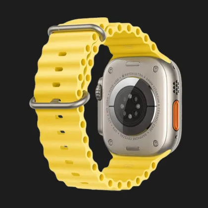 Apple Watch Ultra 49mm GPS + LTE Titanium Case with Yellow Ocean Band (MNHG3/MNH93)