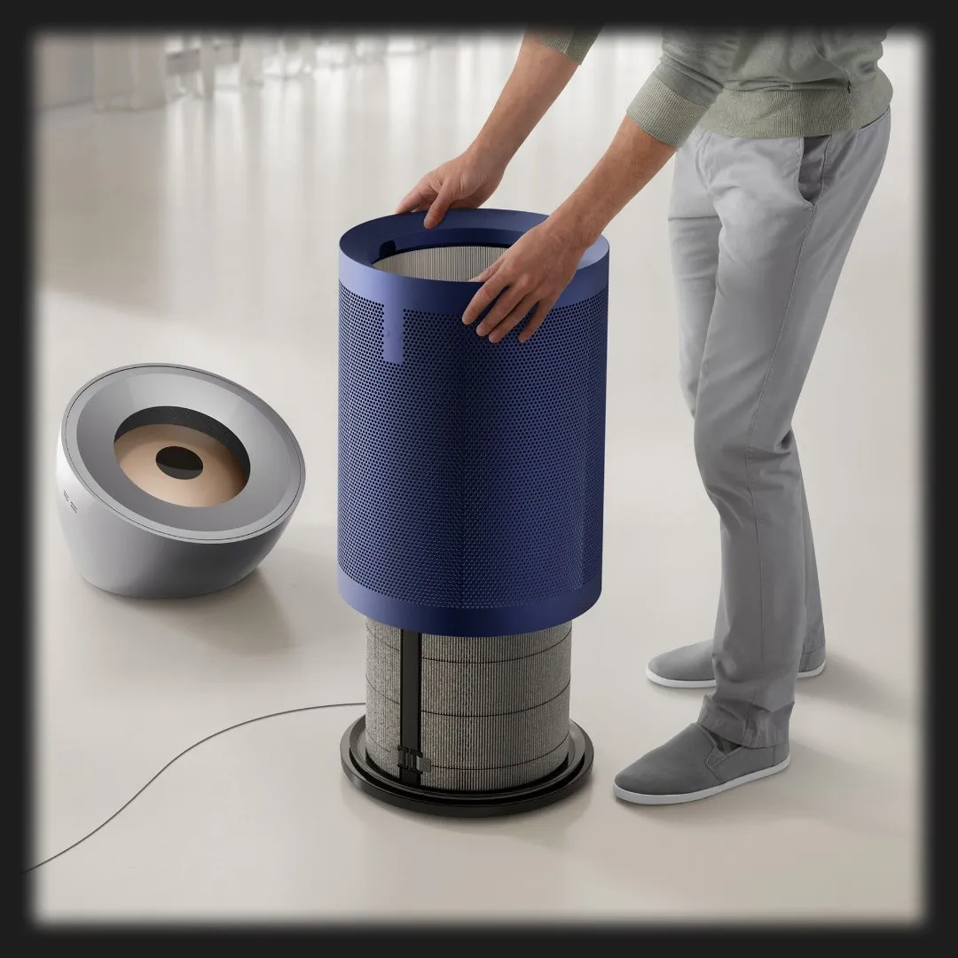 Очиститель воздуха Dyson Purifier Big + Quiet Formaldehyde BP03 (Bright Nickel/Prussian Blue)
