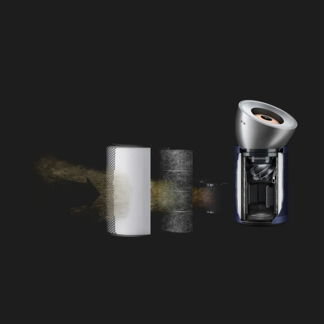 Очиститель воздуха Dyson Purifier Big + Quiet Formaldehyde BP03 (Bright Nickel/Prussian Blue)