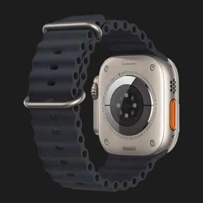 Apple Watch Ultra 49mm GPS + LTE Titanium Case with Midnight Ocean Band (MQFK3/MQET3)