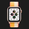 Apple Watch SE GPS + LTE 40mm Gold Aluminum Case Maize with White Sport Loop (MKQP3)