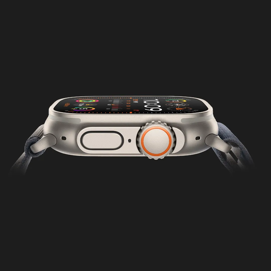 Apple Watch Ultra 2 49mm GPS + LTE Titanium Case with Blue Alpine Loop Medium (MREP3)
