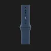Apple Watch SE GPS + LTE 44mm Silver Aluminum Case with Abyss Blue Sport Band (MKRY3)