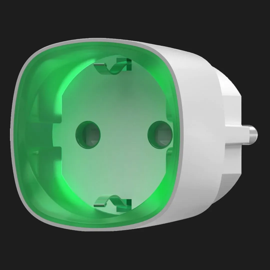 Комплект Ajax StarterKit White + Розумна розетка Ajax Socket (White)