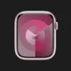 Apple Watch Series 9 GPS 45mm Pink Aluminum Case with Light Pink Sport Loop (MR9J3)