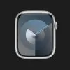 Apple Watch Series 9 45mm Silver Aluminum Case with Pure Platinum Nike Sport Band (2023)