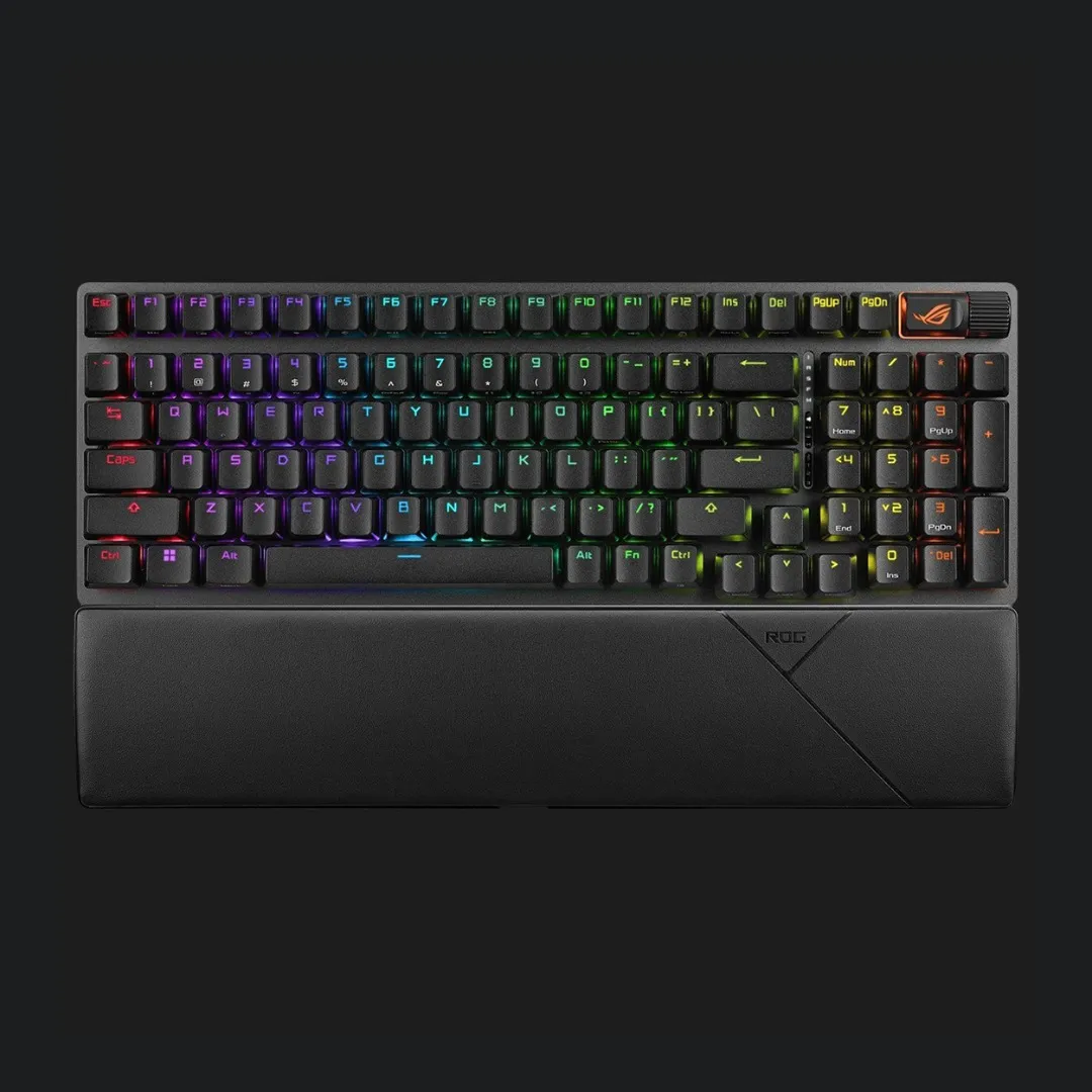 Клавіатура ігрова ASUS ROG Strix Scope II 96 Wireless NX Snow EN PBT (UA)