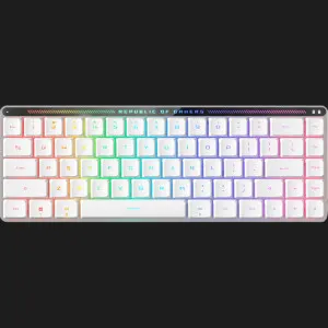 Клавіатура ігрова ASUS ROG Falchion RX Low Profile, EN/UK (White) (UA)