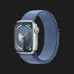 б/у Apple Watch Series 9 GPS 41mm Silver Aluminum Case with Winter Blue Sport Loop (MR923)