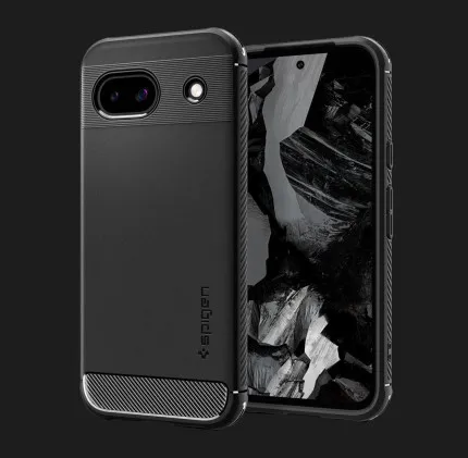Чохол Spigen Rugged Armor для Google Pixel 8a (Matte Black)