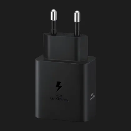 Блок живлення Samsung 45W Travel Adapter (with Type-C cable) (Black)