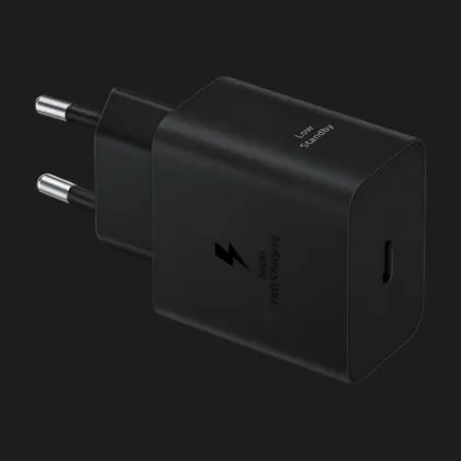 Блок живлення Samsung 45W Travel Adapter (with Type-C cable) (Black)