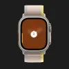 Apple Watch Ultra 49mm GPS + LTE Titanium Case with Yellow/Beige Trail Loop S/M (MNHK3)