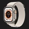 Apple Watch Ultra 49mm GPS + LTE Titanium Case with Starlight Alpine Loop Large (MQFT3/MQF13)
