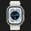 Apple Watch Ultra 49mm GPS + LTE Titanium Case with White Ocean Band (MNHF3/MNH83)