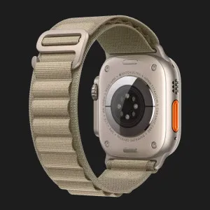 б/у Apple Watch Ultra 2 49mm GPS + LTE Titanium Case with Olive Alpine Loop Small (MREX3) (Хороший стан)