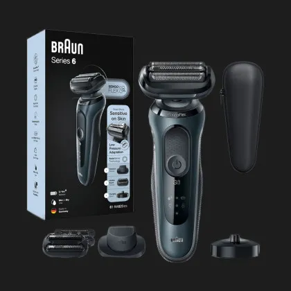 Электрическая бритва BRAUN Series 6 61-N4820cs Flex Wet&Dry (Black/Silver) в Житомире