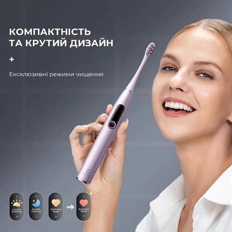 Зубна електрощітка Oclean X Pro Digital (Purple)