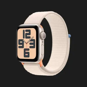 б/у Apple Watch SE 2 40mm Starlight Aluminum Case with Starlight Sport Loop (MR9W3) (Хороший стан)